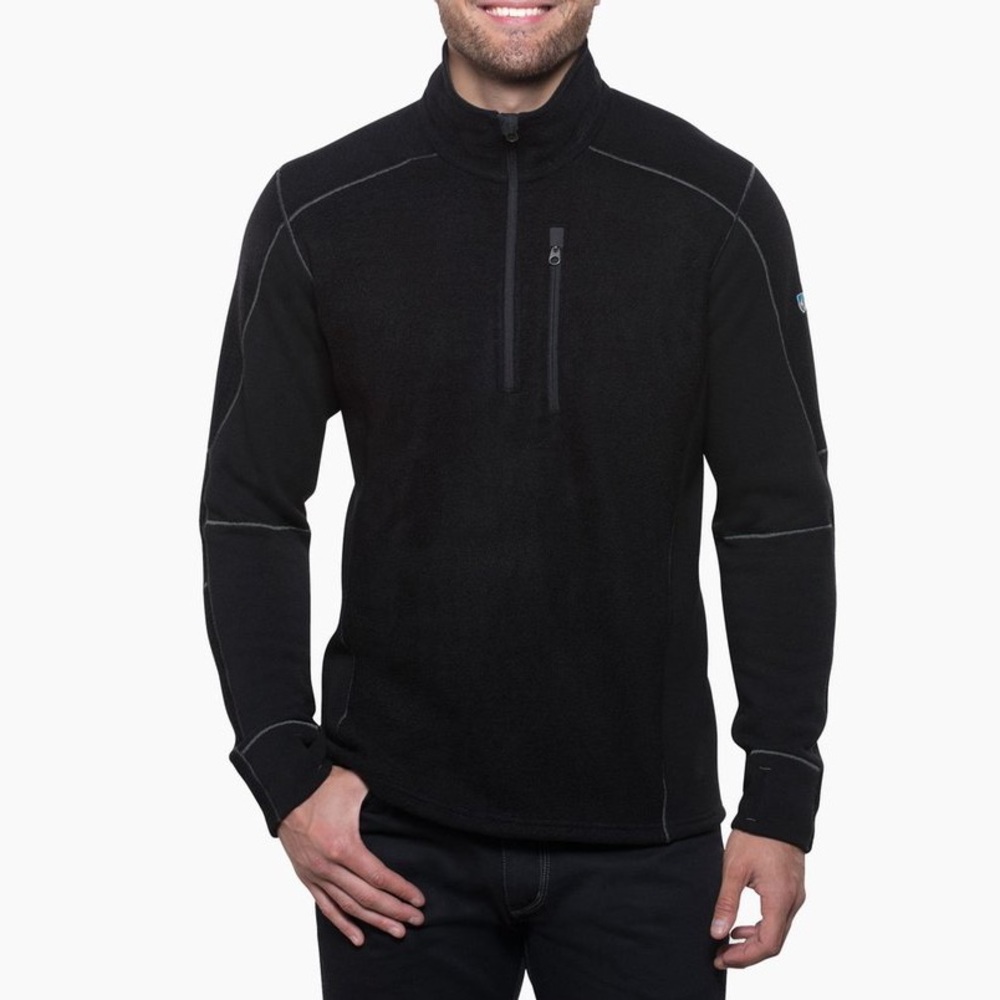 Kuhl Interceptr 1/4 Zip Pullover Sweater Fleece L. Dark Brown